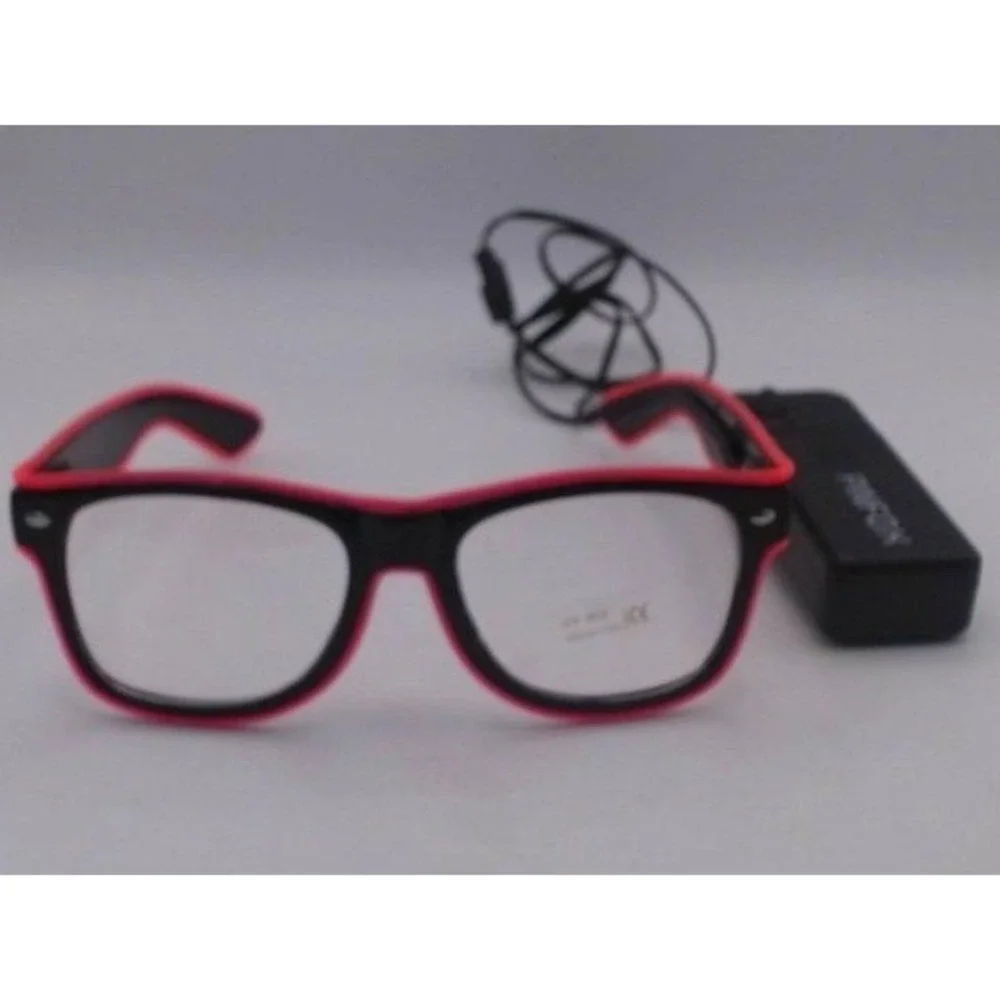 Pinfix LED Neon EL Wie Rave Glasses, BRAND NEW / NO BOX